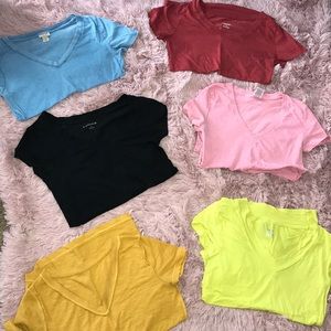 V-Neck Plain T-shirt BUNDLE